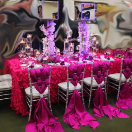 Head Table With Art Deco Design Head Table With Art Deco Design