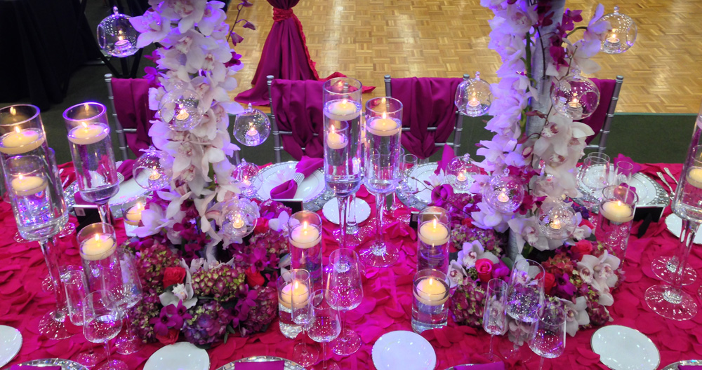 Head Table Centerpiece By Columbus Florist Griffins Floral Design