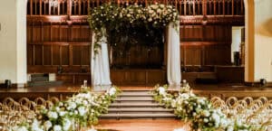 Columbus, Ohio Wedding Flowers in a Church