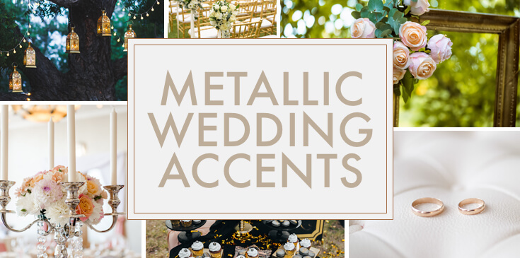 metallic wedding