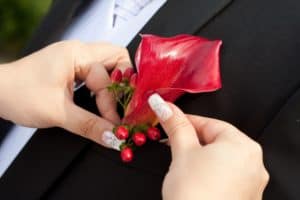 Red Boutuonnier