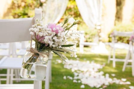 Wedding Aisle Flowers