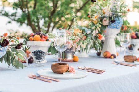 Farm Fresh Inspired Wedding Table