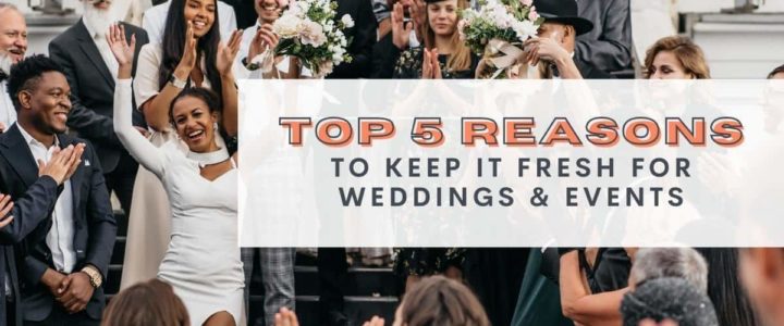 Why choose fresh flowers for your wedding