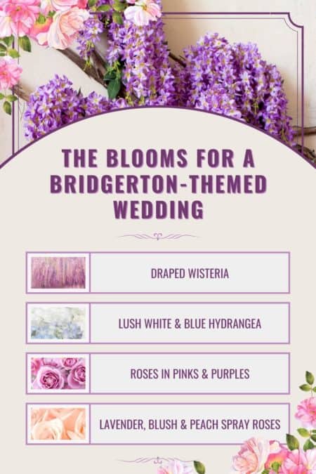 Flowers for a Bridgerton Wedding