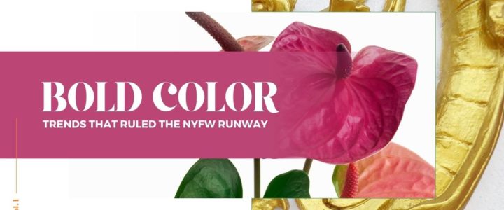 NYFW Inspires Vibrant Hues & Tropicals for 2023 Weddings Bold colors trend that rocked the runway