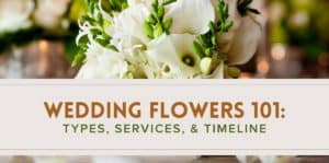 Wedding flowers 101