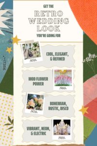Get the retro wedding look you're going for