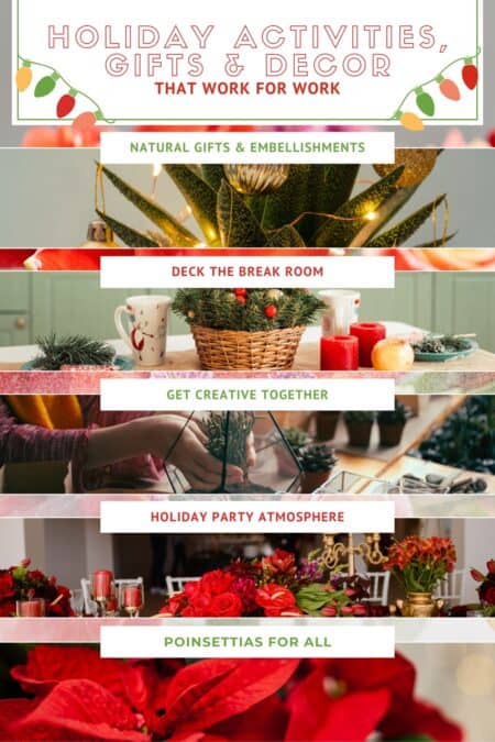 Holiday activities, gifts, and decor