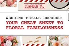 wedding flower cheat sheet