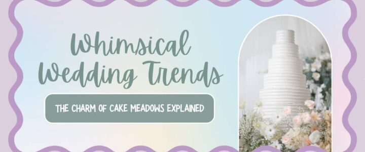 Trend Alert! Why We Love Cake Meadows Whimsical wedding trends
